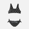 Schwarzer Bikini für Mädchen