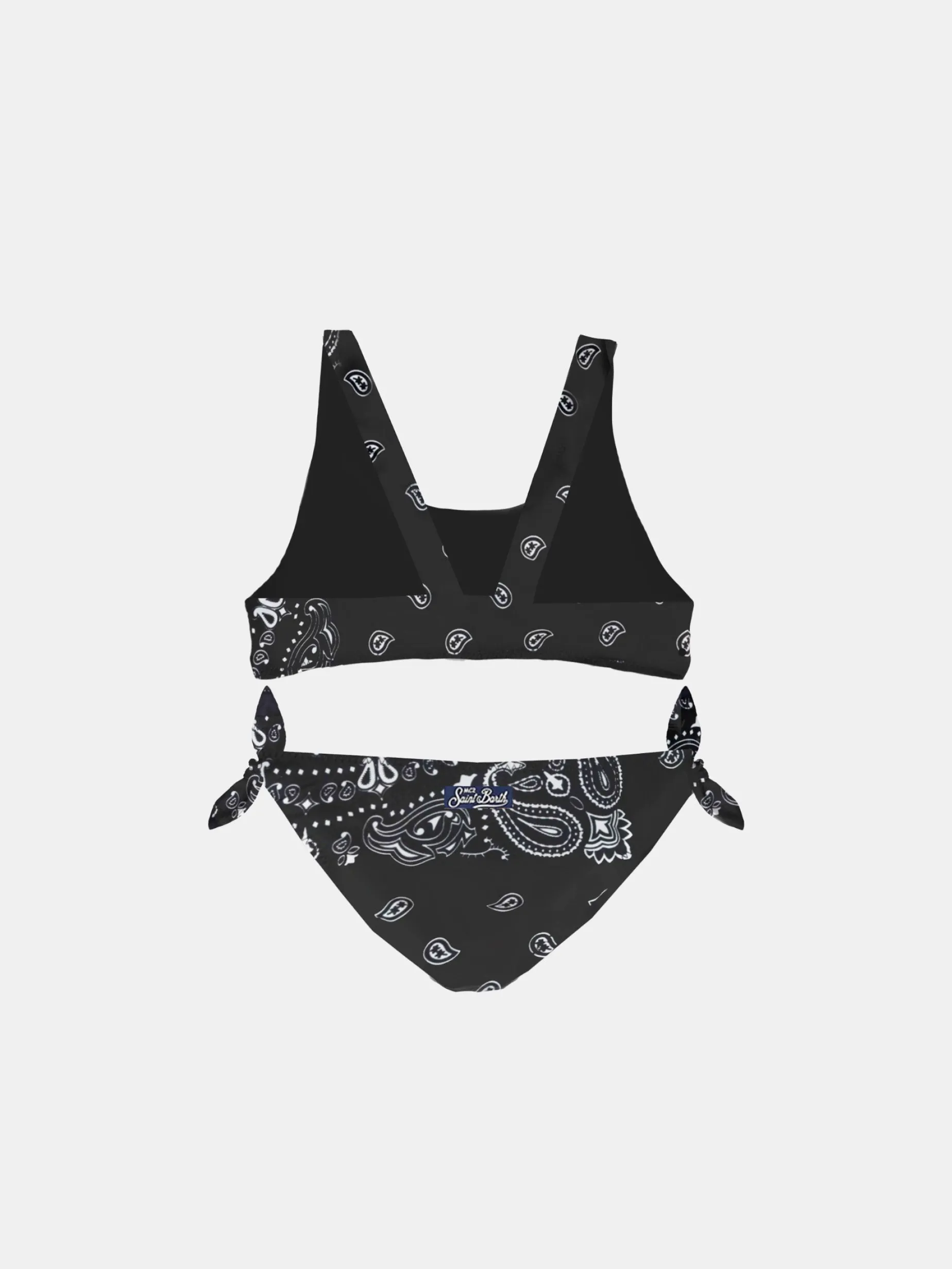 Schwarzer Bikini für Mädchen