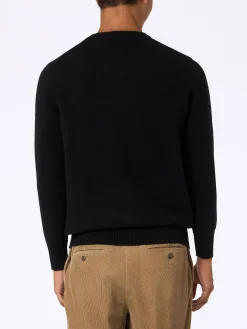 Schwarzer Pullover aus Lambswool für Herren von Regent