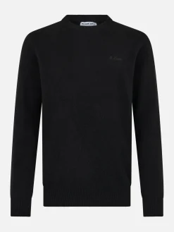 Schwarzer Pullover aus Lambswool für Herren von Regent
