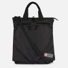 Schwarzer Rucksack Helmut aus technischem Stoff
