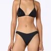 Schwarzer Triangel-Bikini für Damen Annabelle Naomi mit Strasssteinen