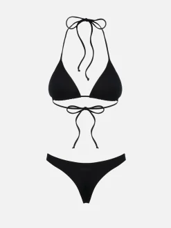 Schwarzer Triangel-Bikini für Damen Leah Naomi