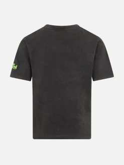 Schwarzes Baumwoll-T-Shirt für Jungen Josh