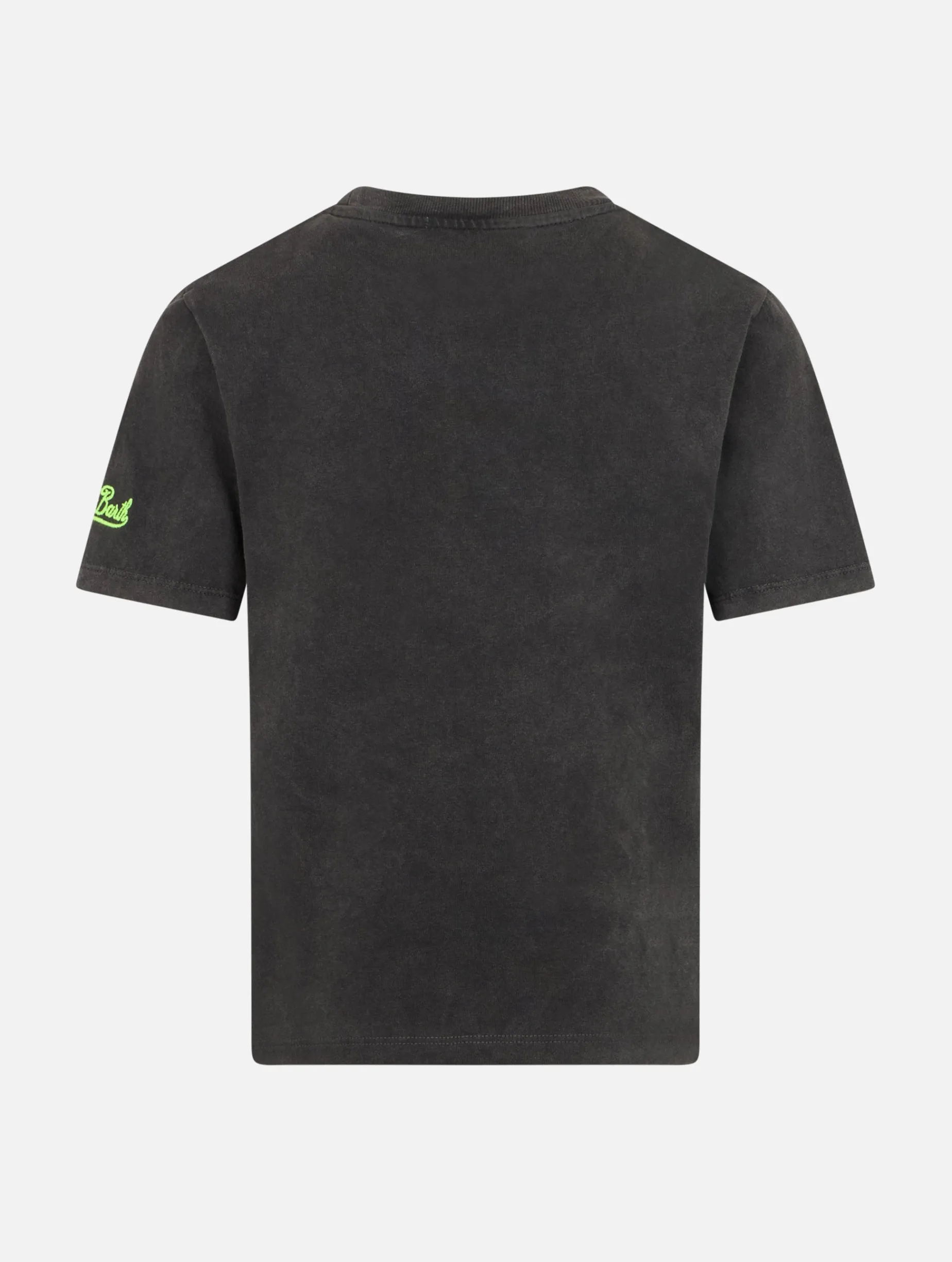 Schwarzes Baumwoll-T-Shirt für Jungen Josh
