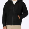 Schwarzes Sweatshirt aus technischem Stoff für Herren von Carrel