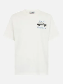 Schweres Baumwoll-T-Shirt Arnott für Herren mit „Save my Panda 4x4“-Stickerei | FIAT PANDA SPECIAL EDITION