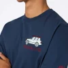 Schweres Baumwoll-T-Shirt für Herren von Arnott mit Mountain Lover-Stickerei