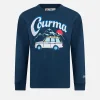 Schweres Baumwoll-T-Shirt für Jungen mit Courma-Bergauto-Aufdruck