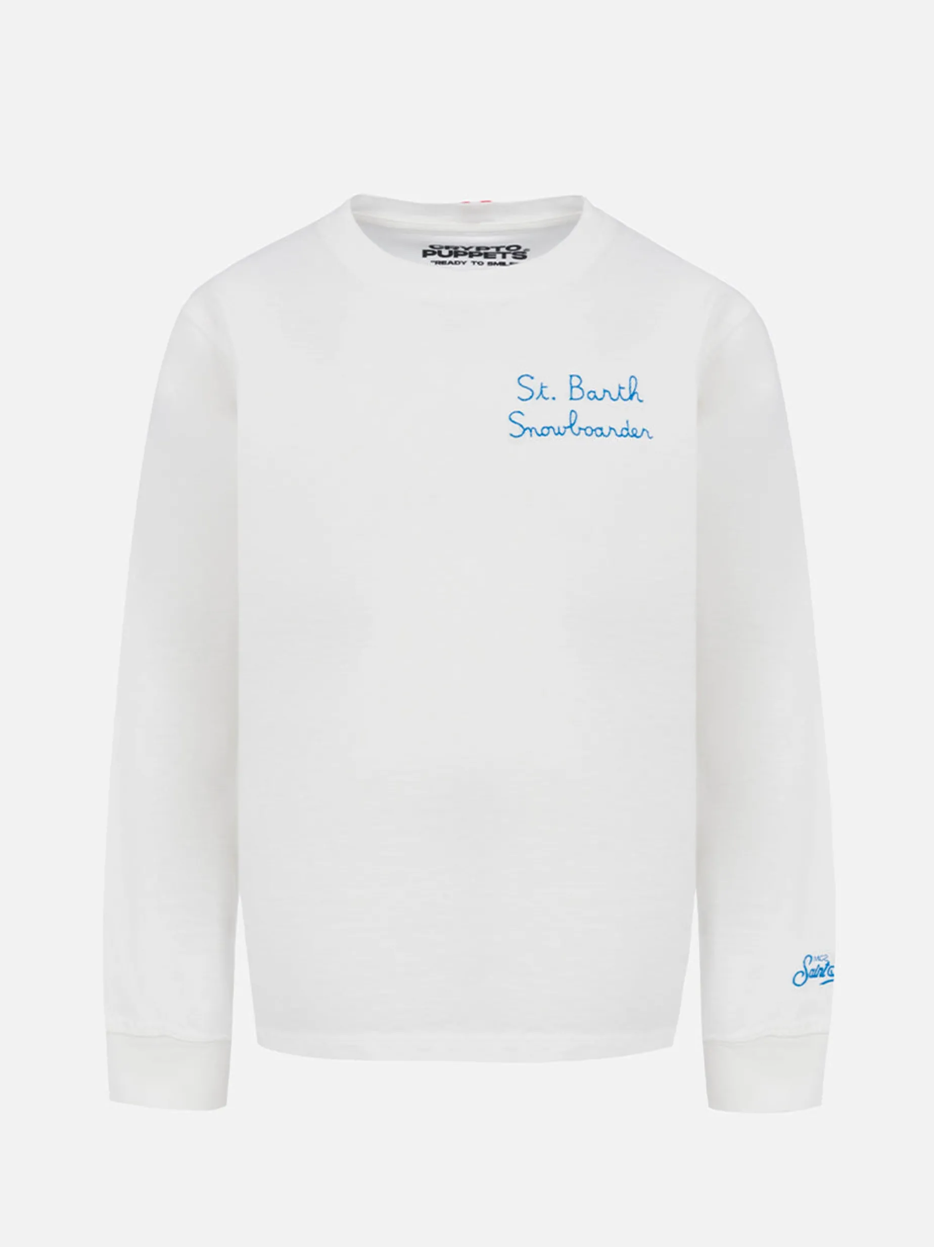 Schweres Baumwoll-T-Shirt für Jungen „Luton“ mit Crypto Duck Snow-Aufdruck | CRYPTO PUPPETS SPECIAL EDITION