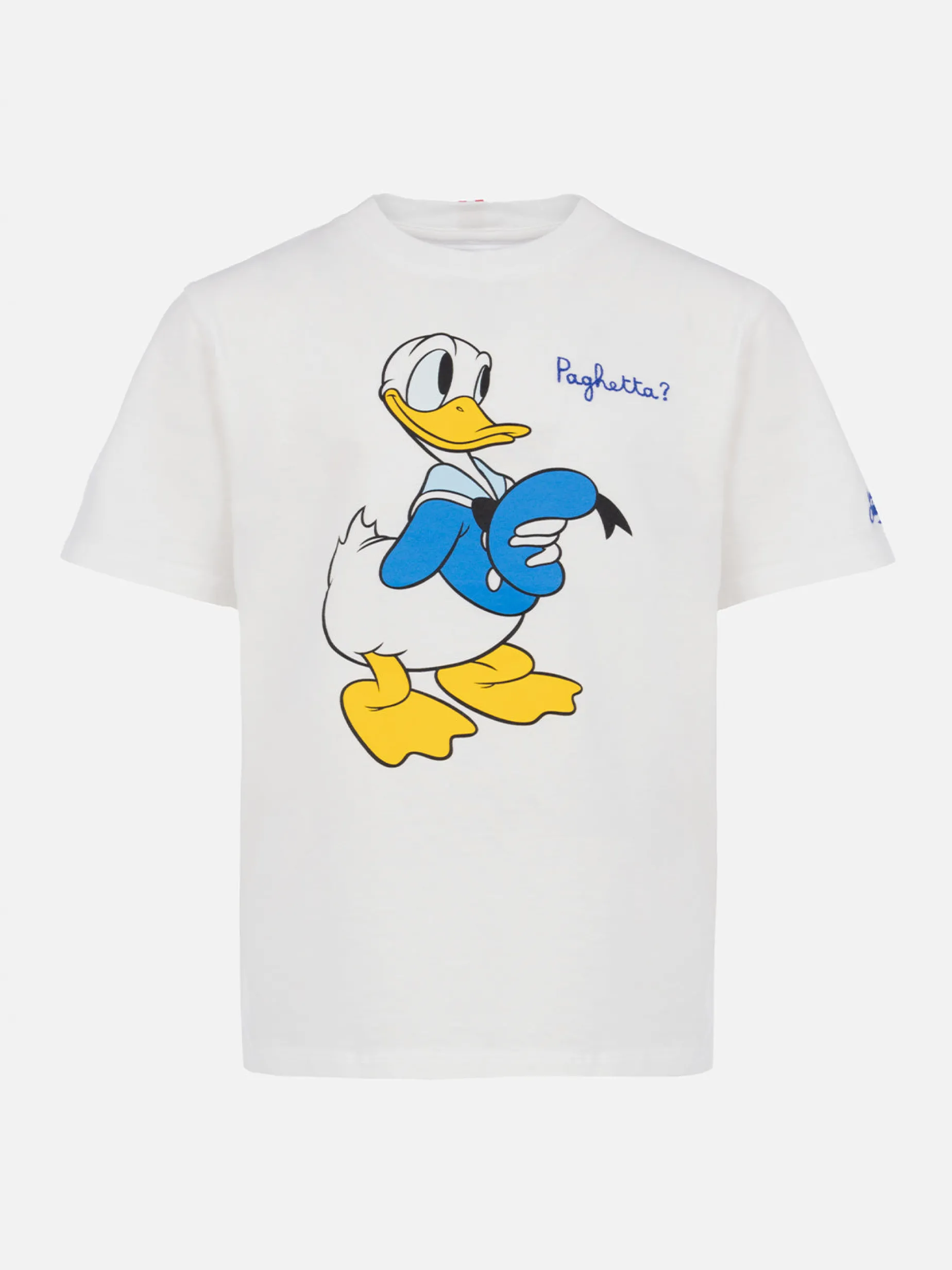 Schweres Baumwoll-T-Shirt für Jungen „Cameron“ mit Donald-Aufdruck und Paghetta-Stickerei | DISNEY SPECIAL EDITION