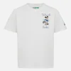 Schweres Baumwoll-T-Shirt für Jungen mit Cameron Mickey-Aufdruck und St. Barth Bomber-Stickerei | DISNEY SPECIAL EDITION