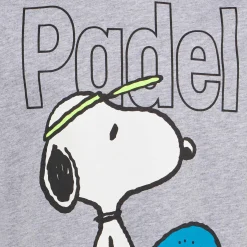 Schweres Baumwoll-T-Shirt für Jungen mit Snoopy-Padel-Lover-Aufdruck | SNOOPY PEANUTS™ SONDEREDITION