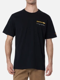 Schweres Baumwoll-T-Shirt für Herren von Arnott mit Barman-Stickerei