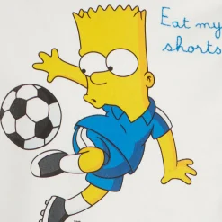 Schweres Baumwoll-T-Shirt für Jungen mit Bart-Fußballaufdruck | DIE SIMPSONS-SONDERAUSGABE