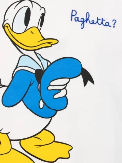 Schweres Baumwoll-T-Shirt für Jungen „Cameron“ mit Donald-Aufdruck und Paghetta-Stickerei | DISNEY SPECIAL EDITION