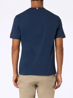 Schweres Baumwoll-T-Shirt für Herren von Arnott mit Mountain Lover-Stickerei