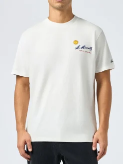 Schweres Herren-Baumwoll-T-Shirt Arnott mit St. Moritzer Sonnen-Print | ST. MORITZ TOP OF THE WORLD SPECIAL EDITION