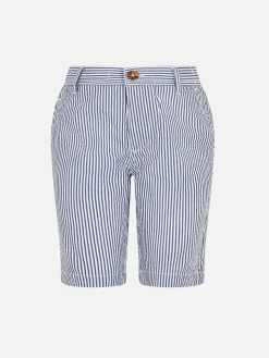 Seersucker-Bermudashorts für Jungen Ischia Jr