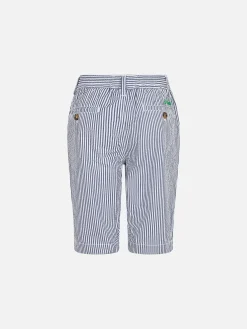 Seersucker-Bermudashorts für Jungen Ischia Jr