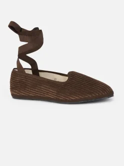 Slipper-Slipper aus Cord für Damen | MY CHALOM SPECIAL EDITION