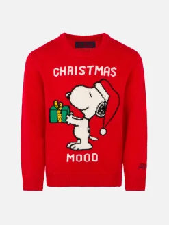 Snoopy Christmas Mood Print Mädchenpullover | Peanuts™ Sonderausgabe