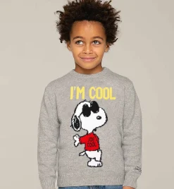 Snoopy Cool Boy grauer Pullover – Sonderausgabe