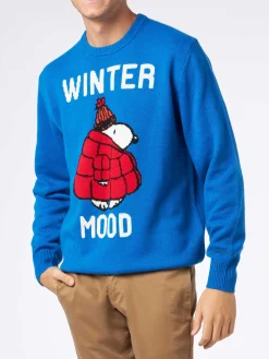Snoopy Winter Mood Herrenpullover | Peanuts™ Sonderausgabe