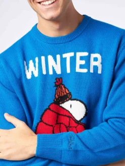 Snoopy Winter Mood Herrenpullover | Peanuts™ Sonderausgabe