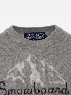 Snowboard ist tot, grauer Jungenpullover