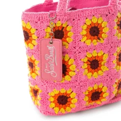 Sonnenblumen-Häkeltasche