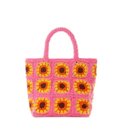 Sonnenblumen-Häkeltasche
