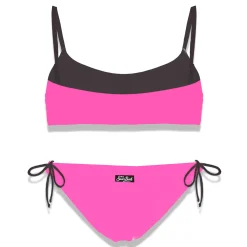 St. Barth Bralette-Bikini für Mädchen mit Grafik vorne