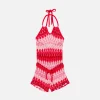 Strickkleid für Mädchen mit Chevronmuster