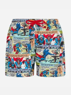 Superman Comics Badeshorts aus leichtem Stoff für Jungen | SUPERMAN WARNER BROS SPECIAL EDITION