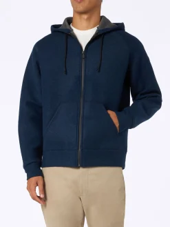 Sweatshirt aus technischem Stoff für Herren in Marineblau von Carrel
