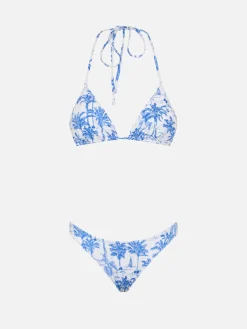 Toile de Jouy-Triangel-Bikini für Damen Leah Naomi