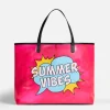 Transparente PVC-Tasche „Summer Vibes“.