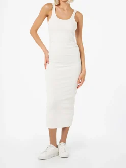 Trägerkleid Jennifer aus geripptem Baumwolljersey für Damen
