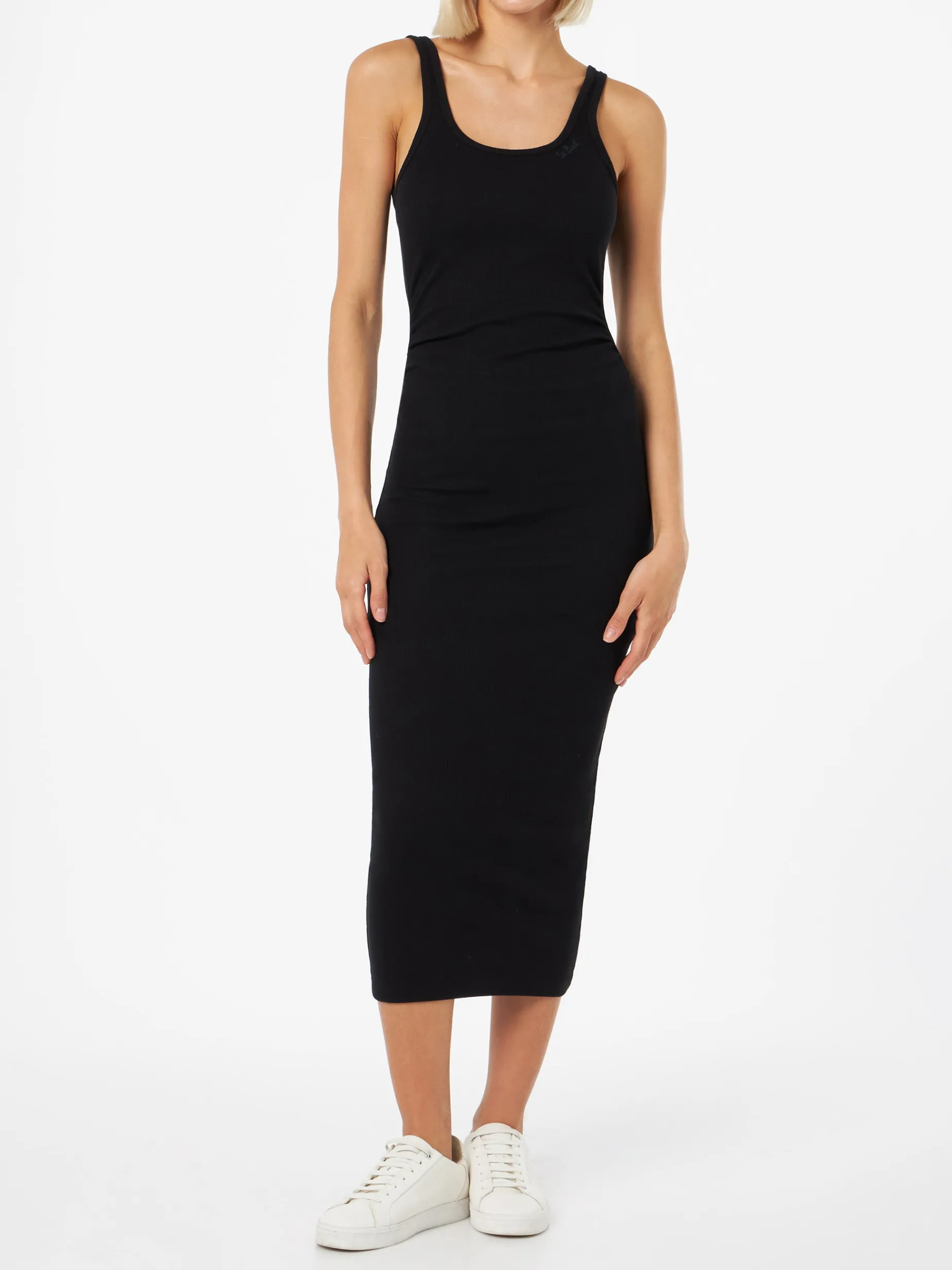 Trägerkleid Jennifer aus geripptem Baumwolljersey für Damen