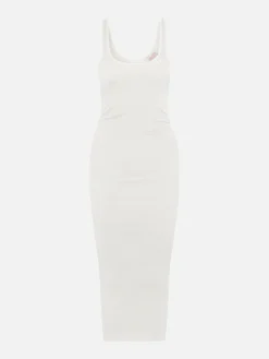 Trägerkleid Jennifer aus geripptem Baumwolljersey für Damen