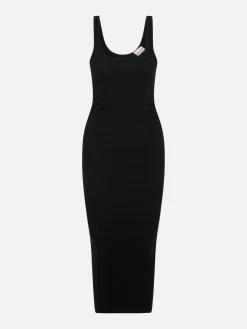Trägerkleid Jennifer aus geripptem Baumwolljersey für Damen