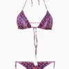 Triangel-Bikini mit Gipsy-Print