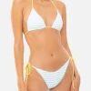 Triangel-Bikini mit „See You in St. Barth“-Stickerei