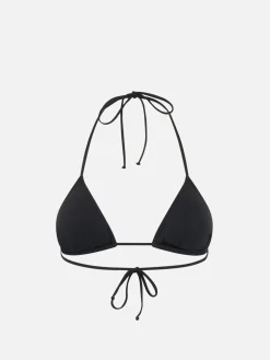 Triangel-Top Leah mit schwarzen Pailletten für Damen