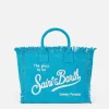 Türkise Colette-Tasche aus Baumwollcanvas