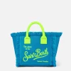 Türkisfarbene Frottee-Handtasche von Colette