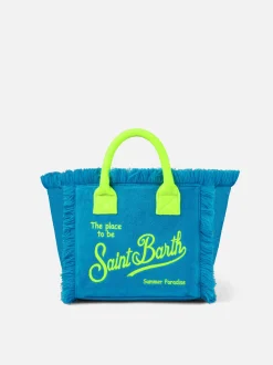 Türkisfarbene Frottee-Handtasche von Colette