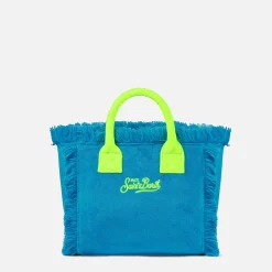 Türkisfarbene Frottee-Handtasche von Colette