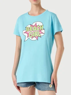T-Shirt für Damen mit Beach Girl Ausdruck